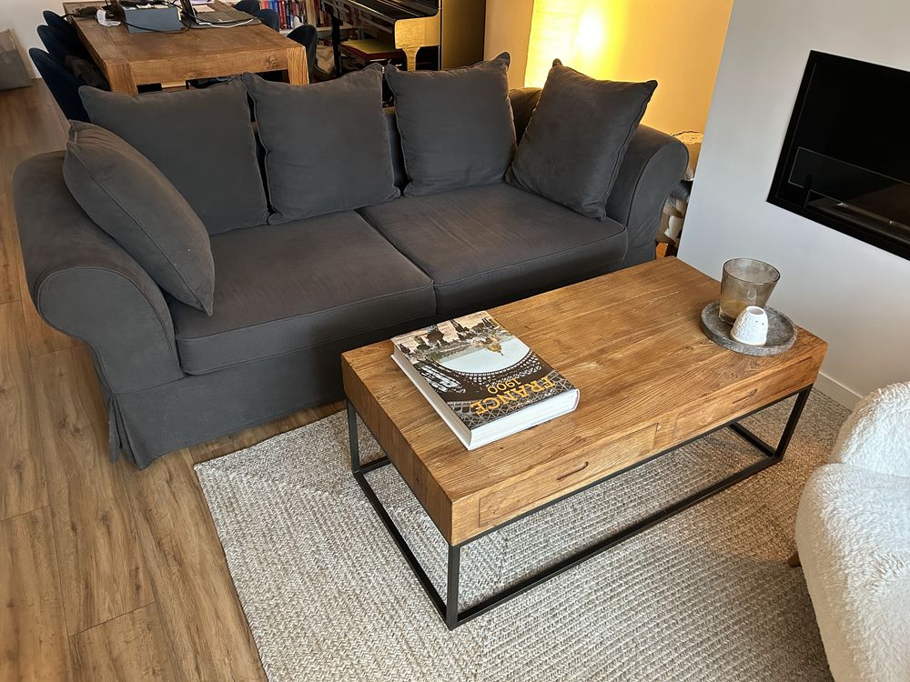 Canap� convertible 4 places gris anthracite Interiors Wilson 1000 Saint-Cloud (92)