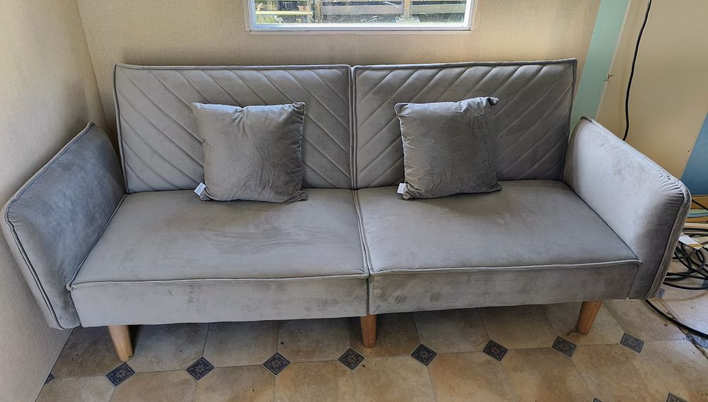 Canap� convertible velours neuf 195 Serques (62)