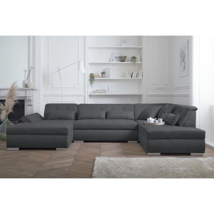 Canap� XXL en U non convertible 425 Vaudelnay (49)
