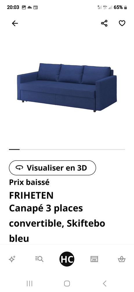 Canap� convertible 280 Freyming-Merlebach (57)