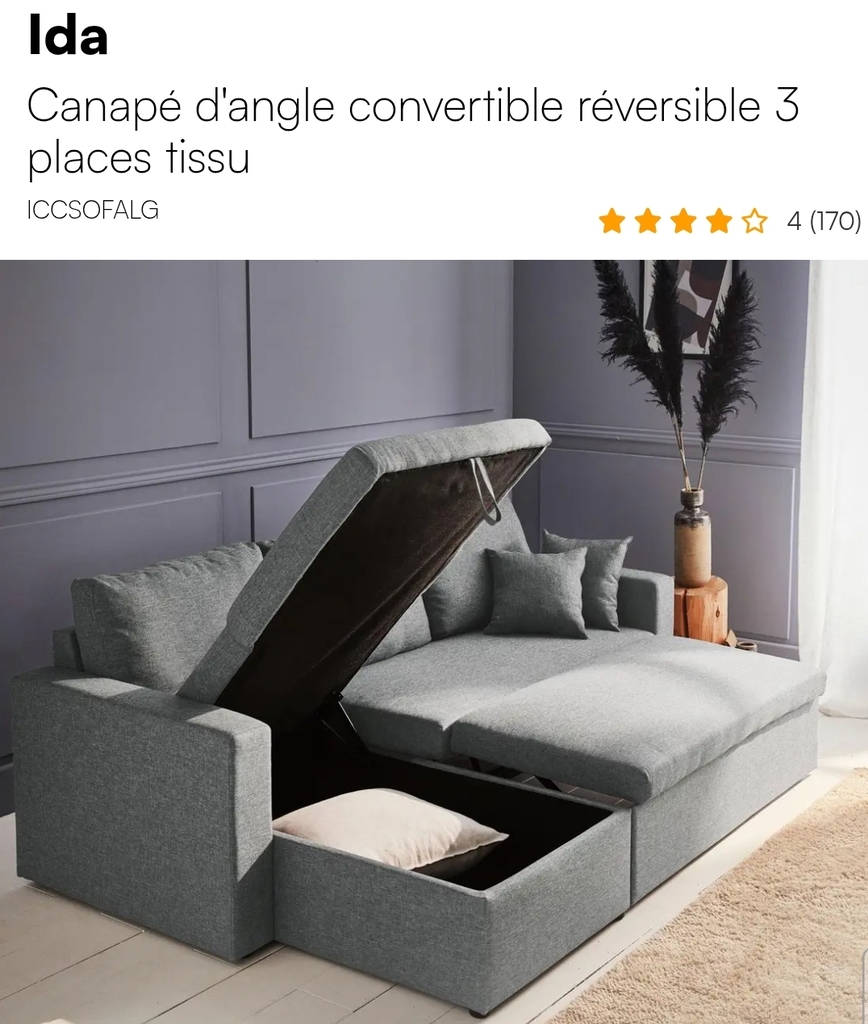 Canap� lit convertible 290 Mulhouse (68)