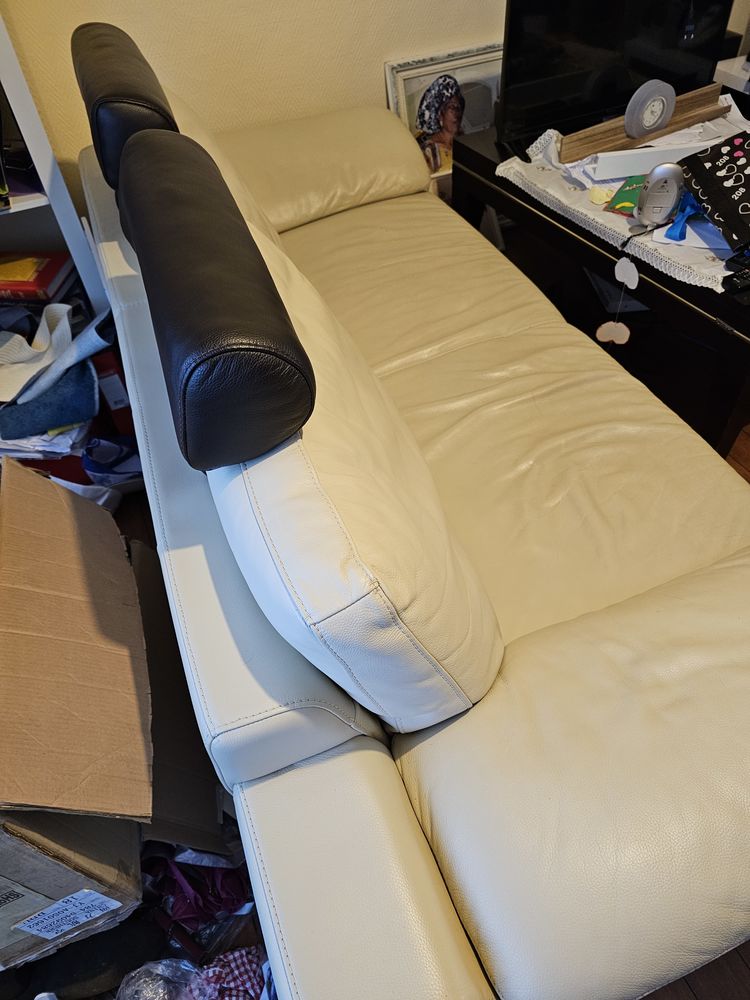 Canap�  crozatier cr�me 3places 360 �vreux (27)