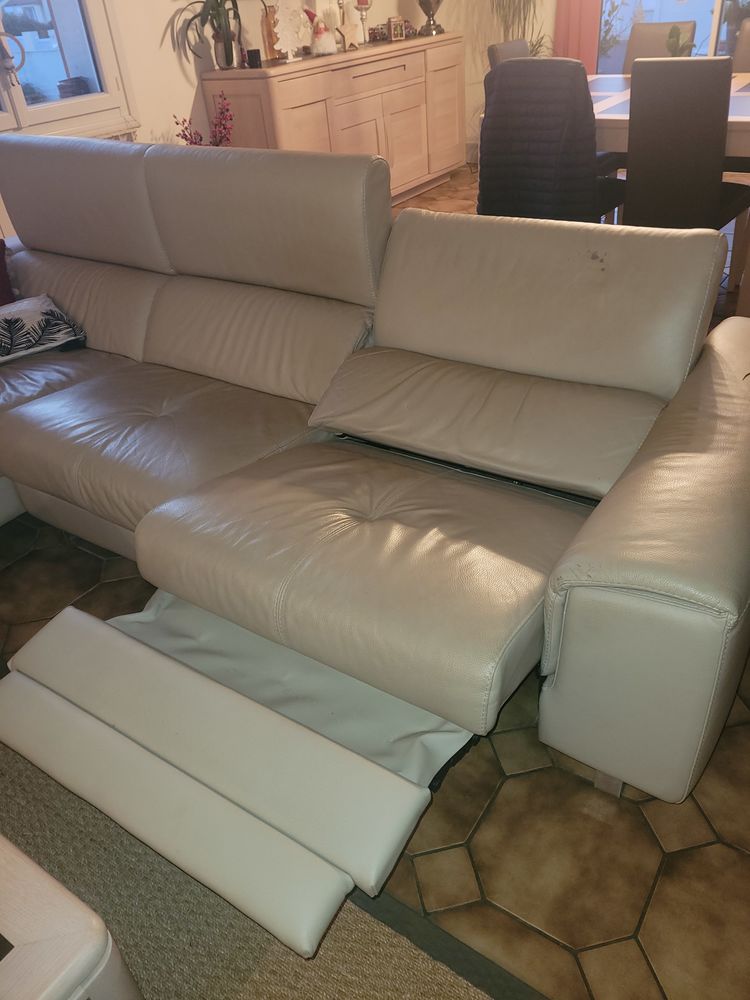 Canap� cuir avec relax electrique 0 Royan (17)