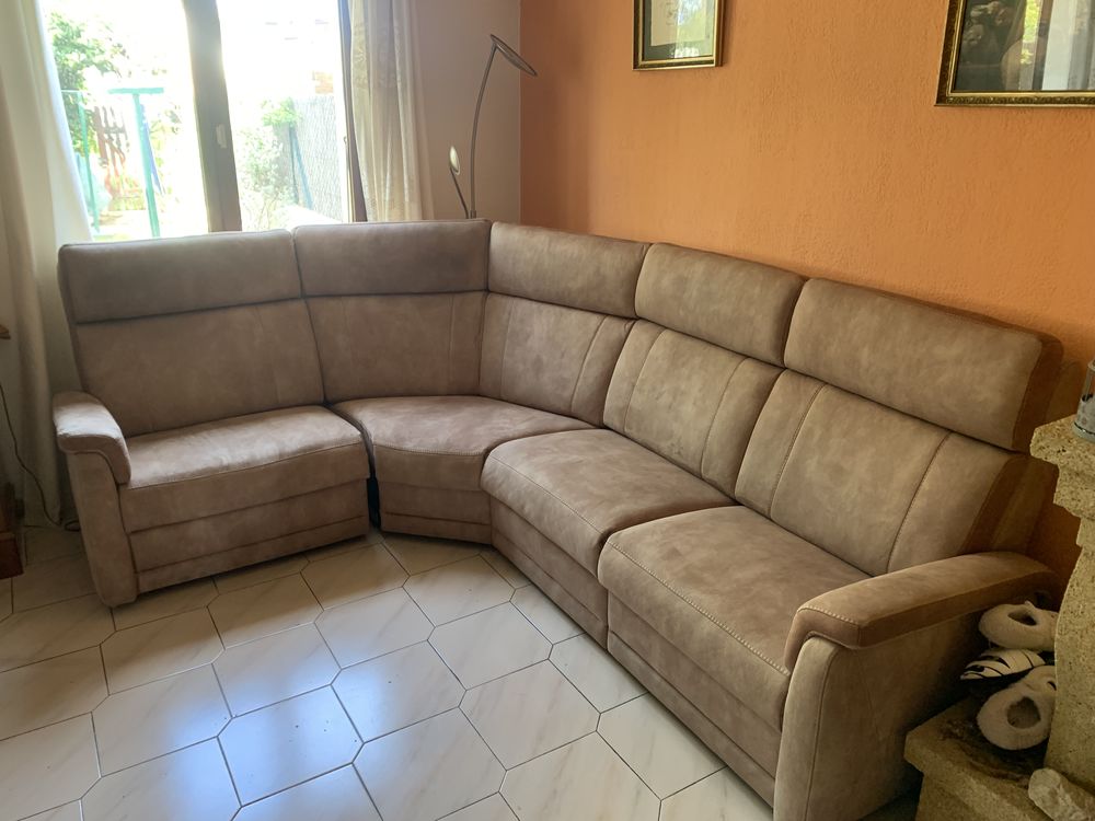 Canap� en cuir avec carcasse en h�tre 1300 Saleilles (66)