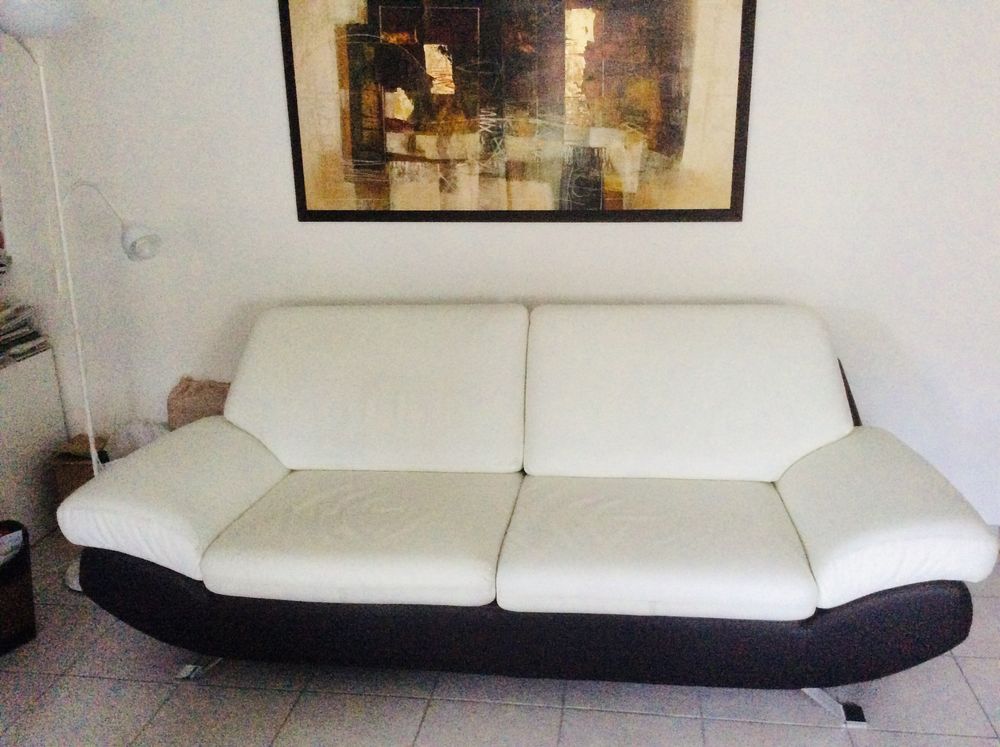 CANAPE CUIR BLANC 0 Lorette (42)