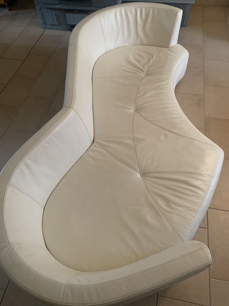 Canap� cuir blanc 250 Hettange-Grande (57)