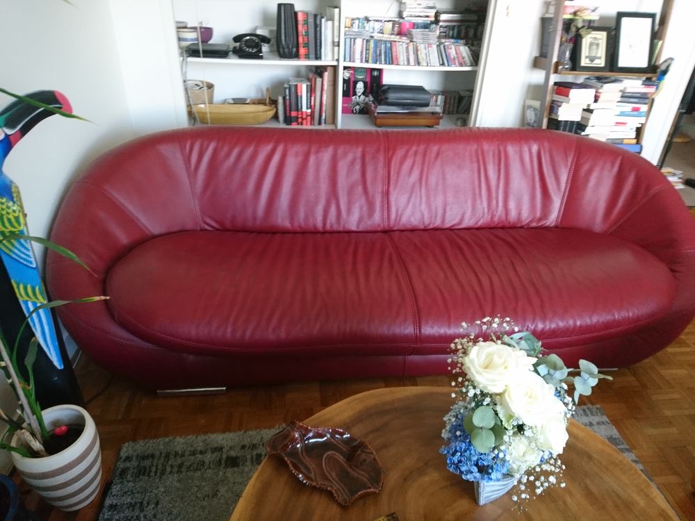 Canap� cuir Bordeaux 350 Saint-Nazaire (44)