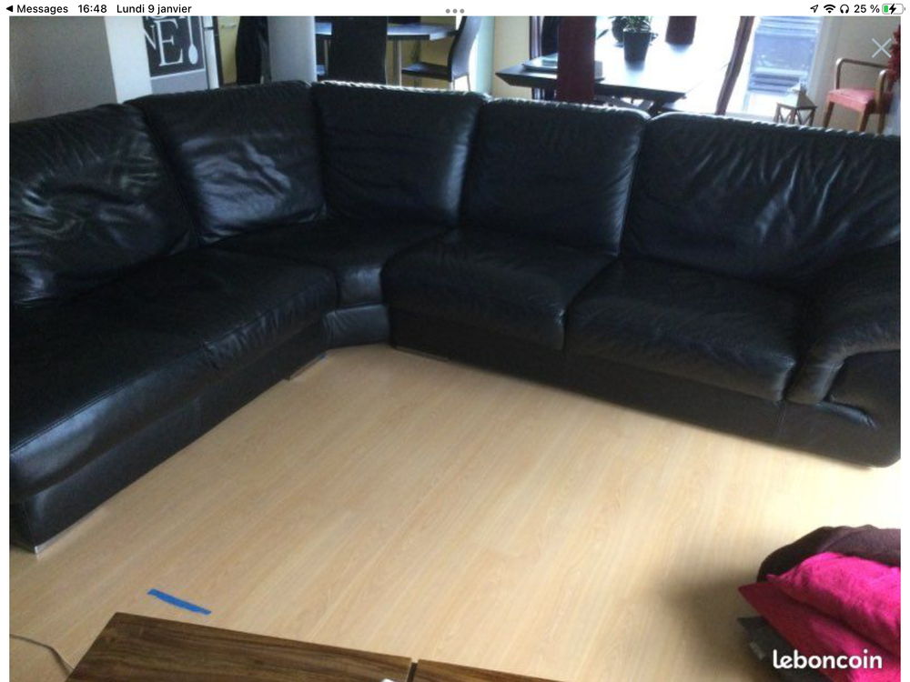 Canap� cuir buffle 400 Orchamps-Vennes (25)