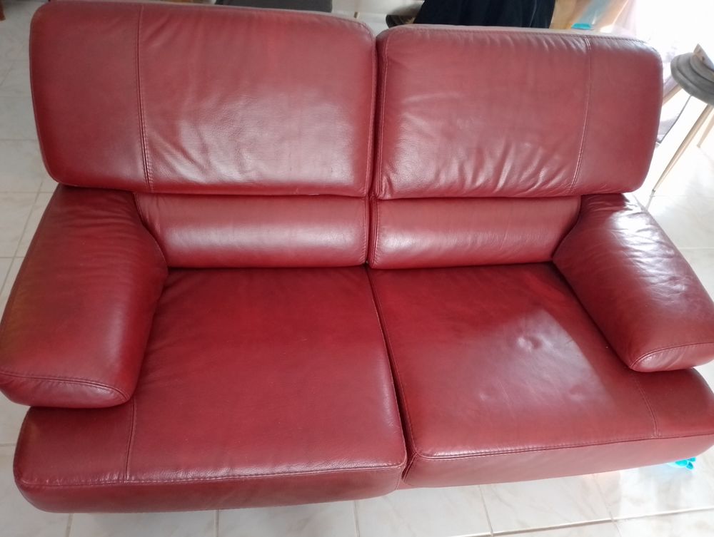 canap� cuir buffle 2 places 185� 0 Pontoise (95)