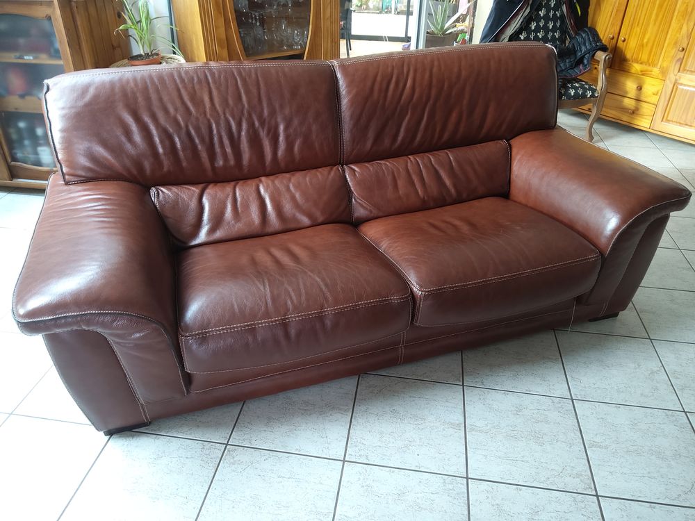 Canap� cuir buffle 
350 Plouha (22)