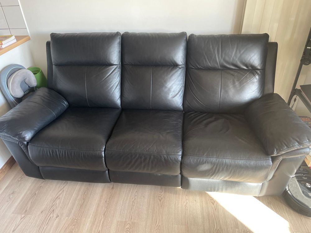 Canap� Cuir buffle Relax 3 + 1 0 P�ron (01)