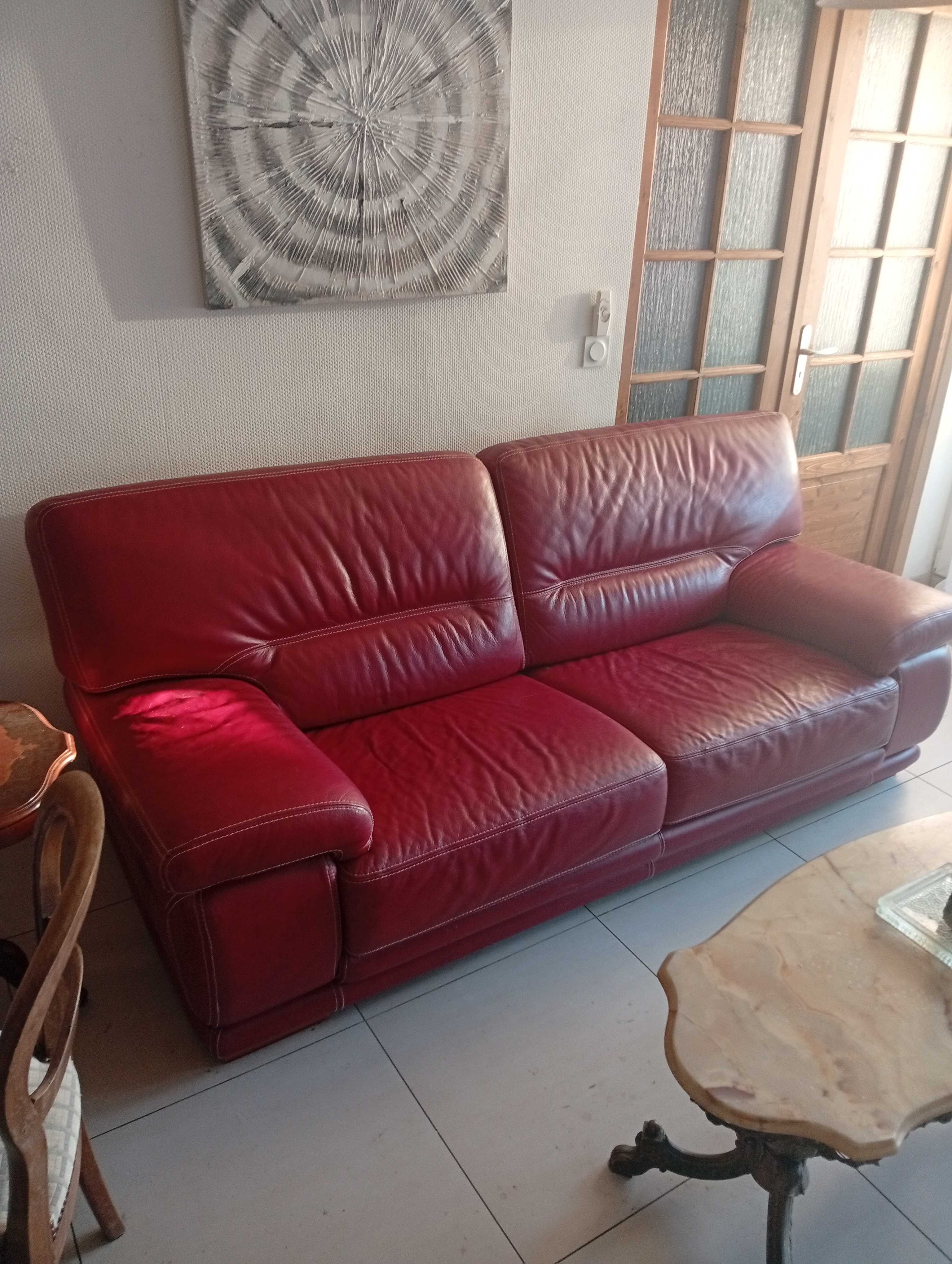 canap� cuir de buffle 380 Metz (57)