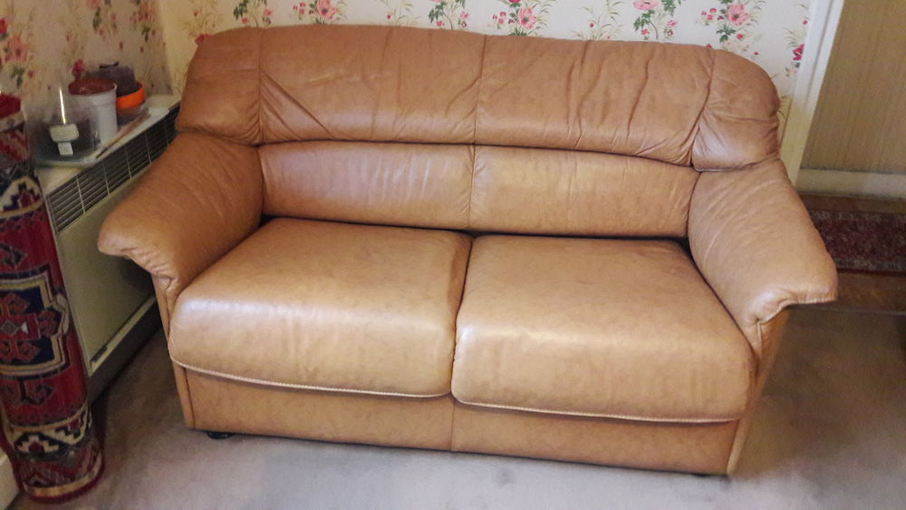 Canap� cuir convertible 150 Paris 4 (75)