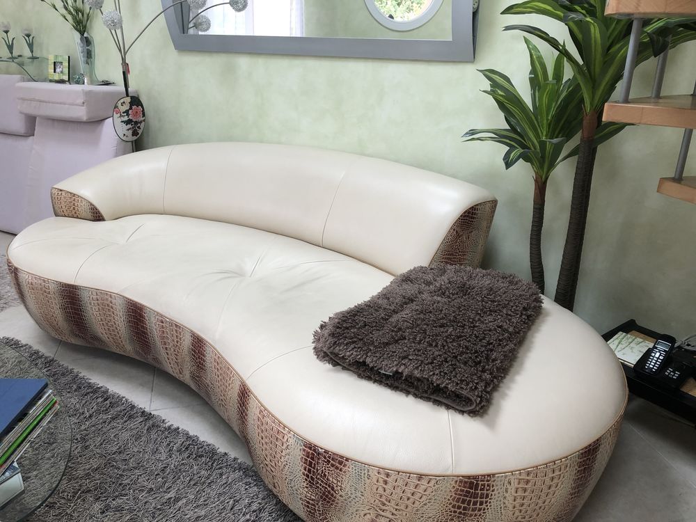 Canap� cuir  design exclusif italien - 4 places - 2m40x1m10 890 Saint-Rapha�l (83)