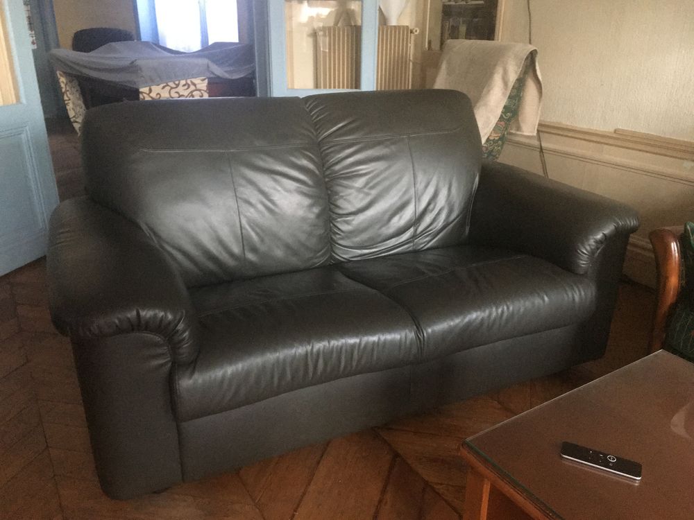 canap� cuir deux places en cuir 300 Paris 10 (75)