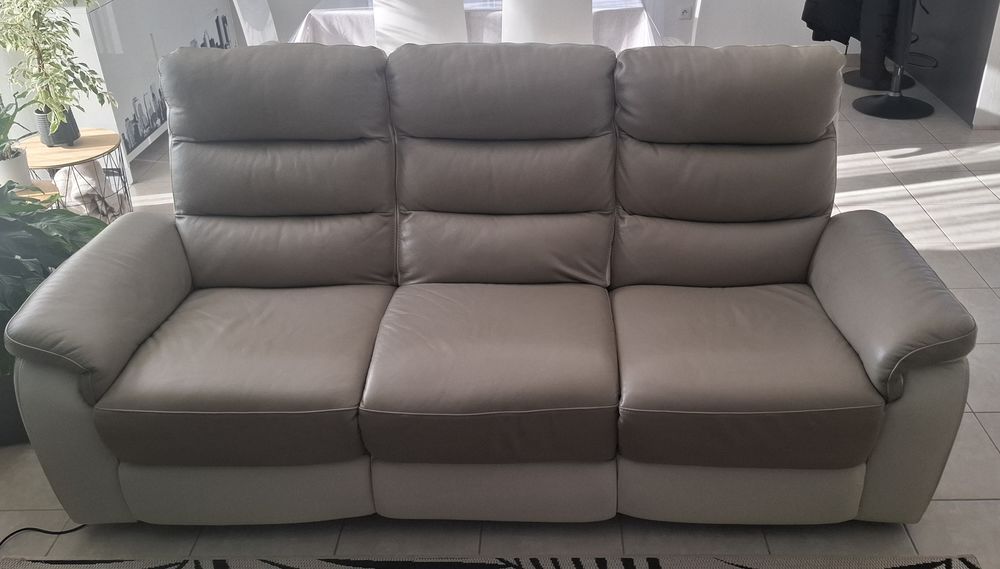 Canap� en cuir �lectrique 3 places 1000 Les Ventes (27)