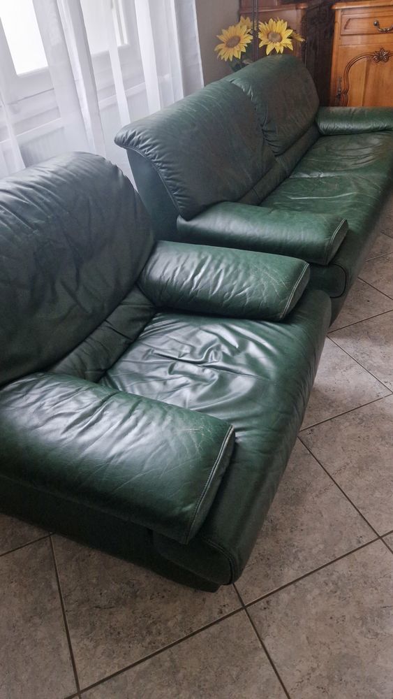 CANAPE CUIR ET FAUTEUIL 50 Orvault (44)
