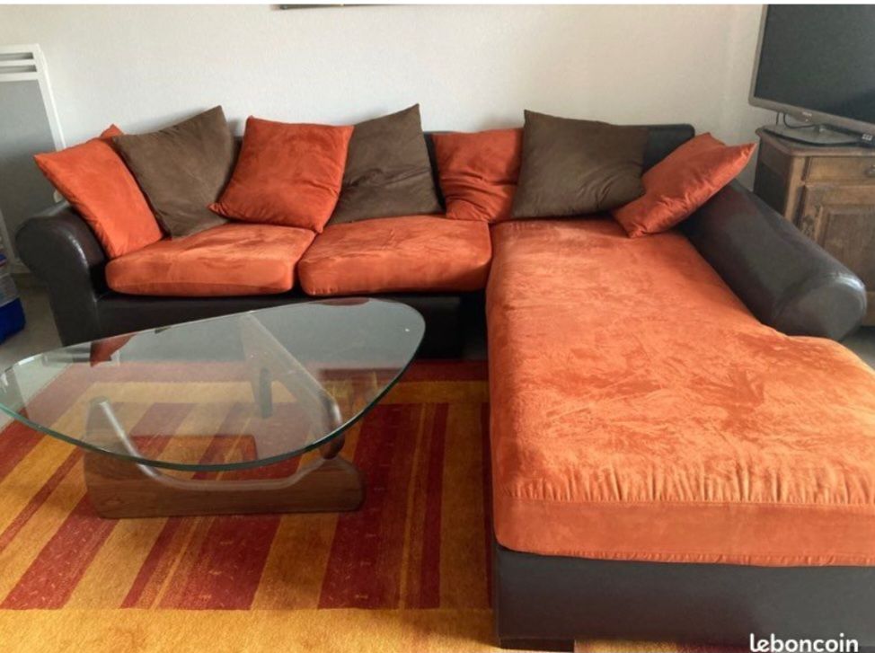 Canap� en cuir Maison du Monde 400 Grabels (34)