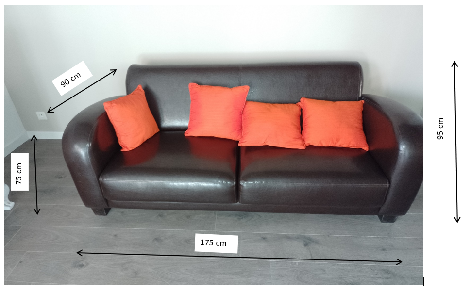 Canap� cuir marron style vintage 0 Saint-L�ger-sur-Dheune (71)