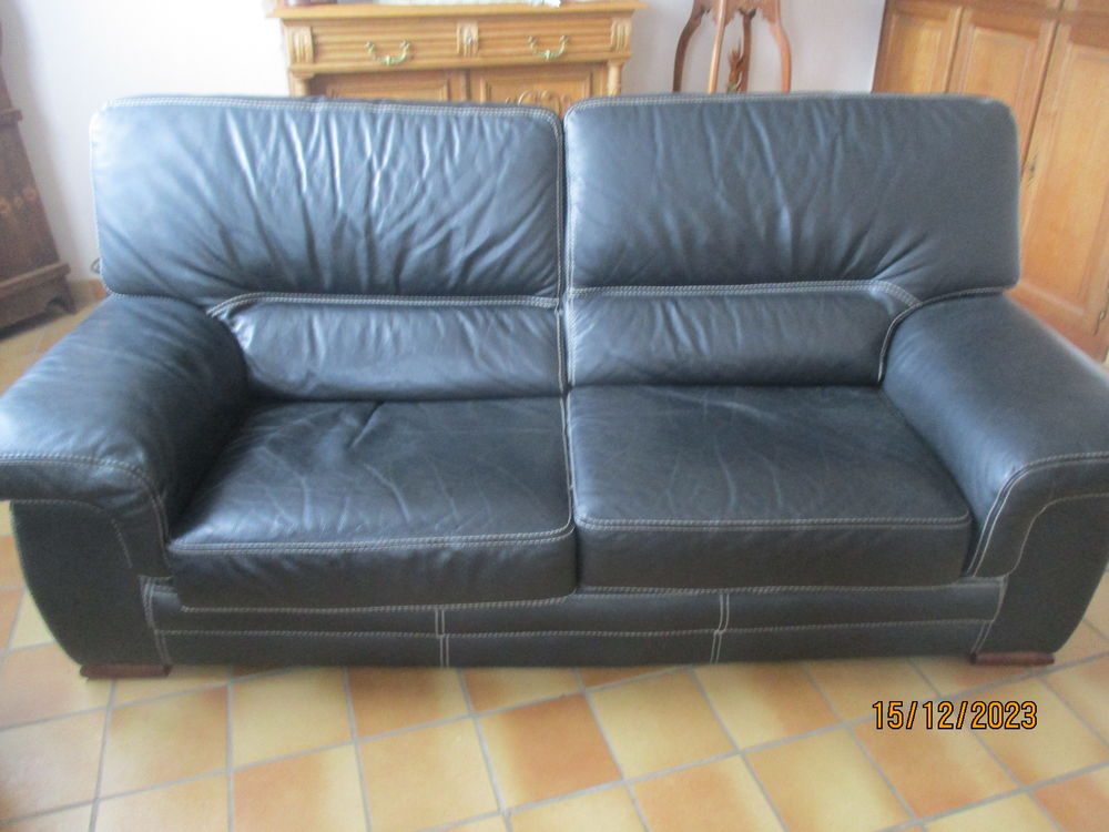 canape cuir noir 120 Long�ves (85)