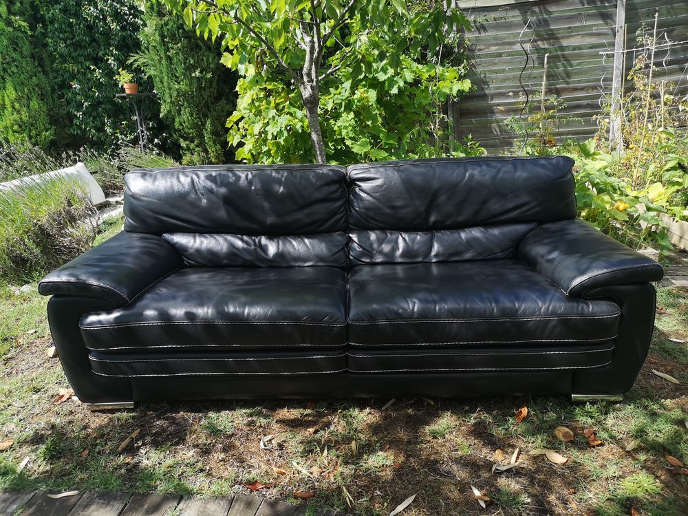 CANAPE CUIR NOIR 250 M�rignac (33)
