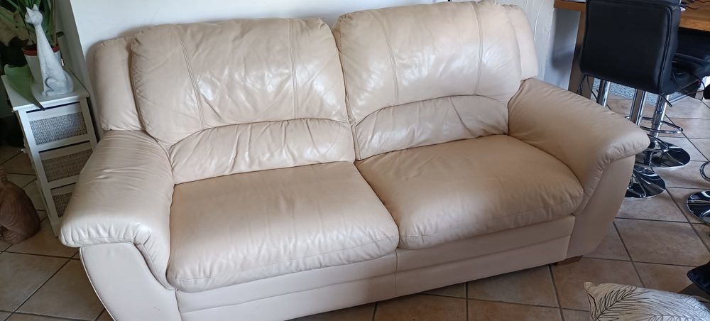 Canap� en Cuir 3 places excellent �tat et de belle qualit� 390 Plappeville (57)