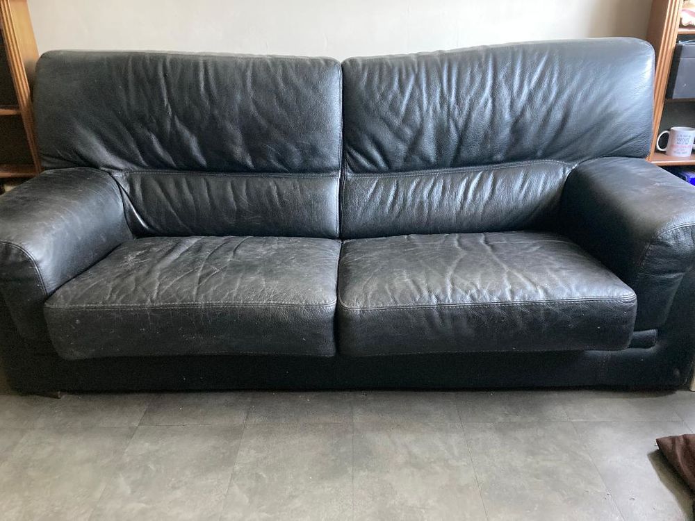 Canap� cuir 3 places 0 Ch�tillon (92)