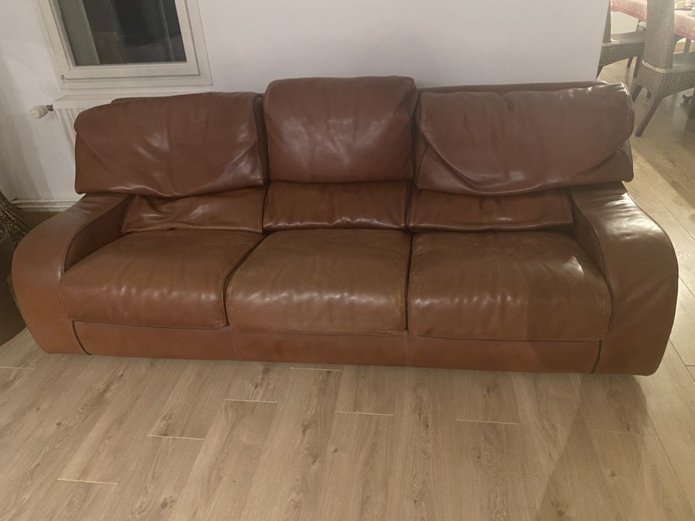 Canap� en cuir 3 places Roche Bobois 100 Roncherolles-sur-le-Vivier (76)