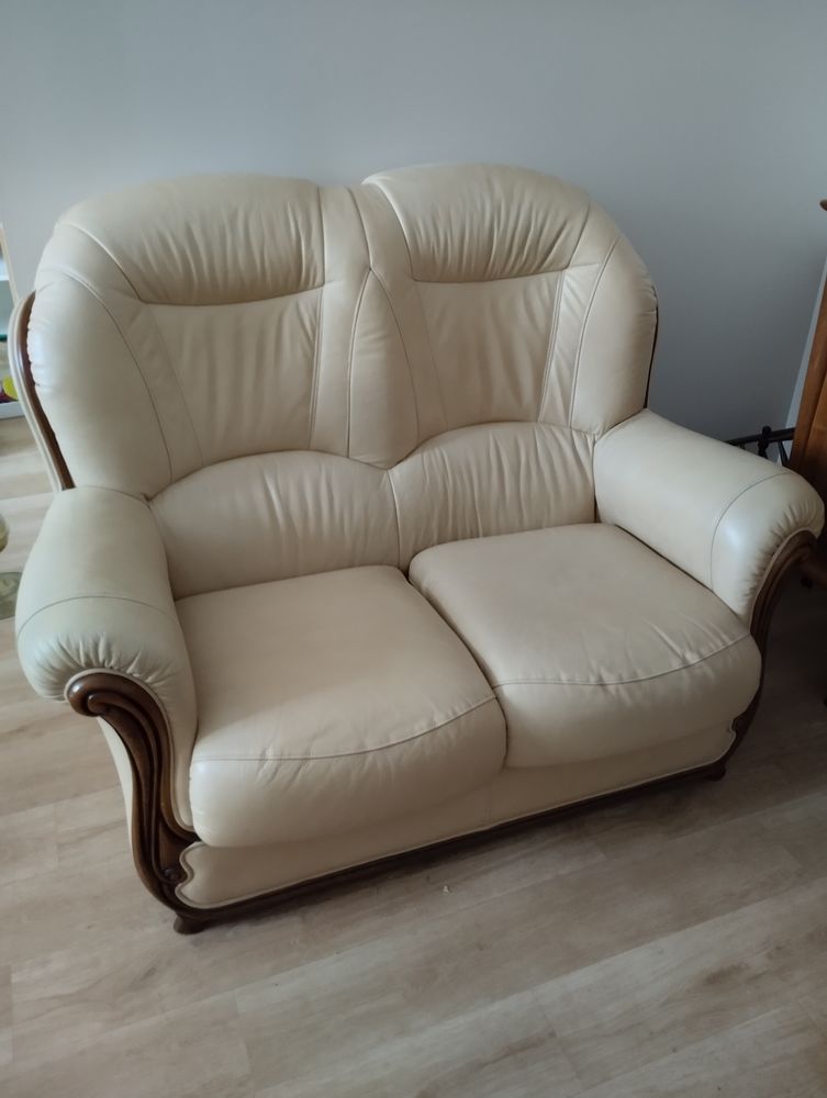 CANAPE CUIR 2 PLACES + FAUTEUIL 250 Cornas (07)
