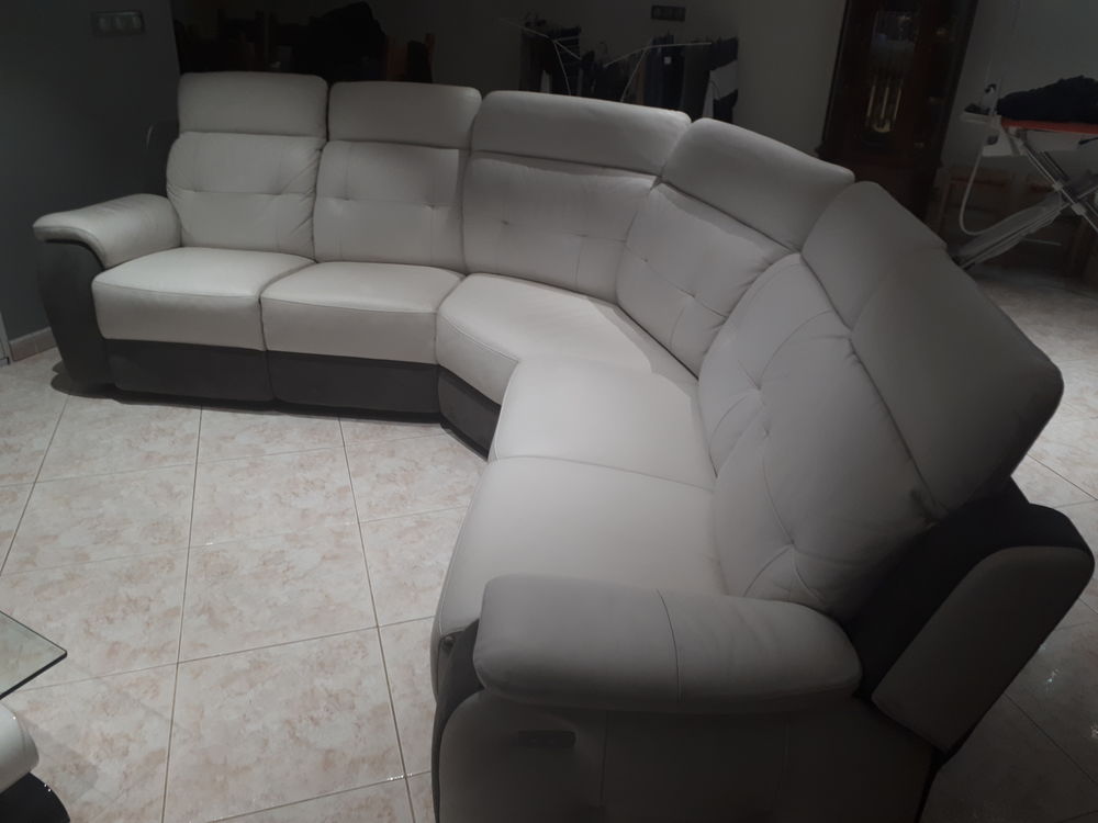 Canap� cuir et tissus 1500 M�zy-sur-Seine (78)