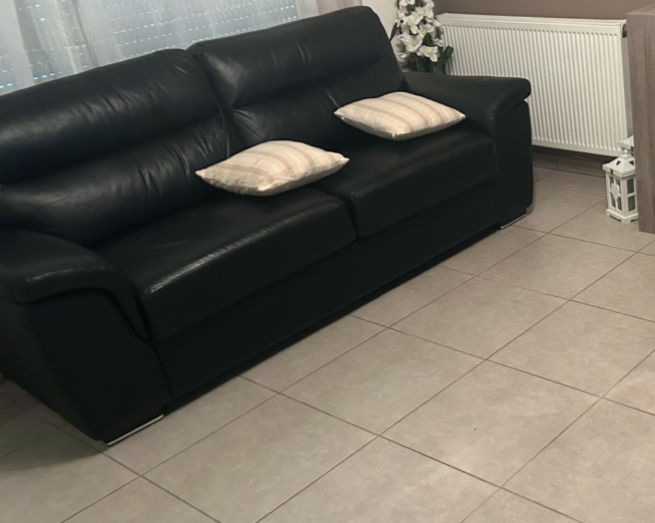 Canap� cuir tr�s bon �tat 100 Cugnaux (31)