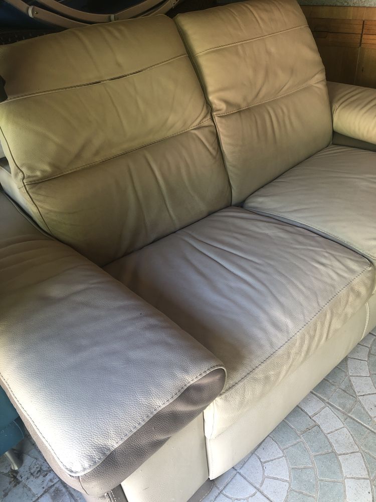 canap� cuir vachette encore garanti 195 Cleurie (88)