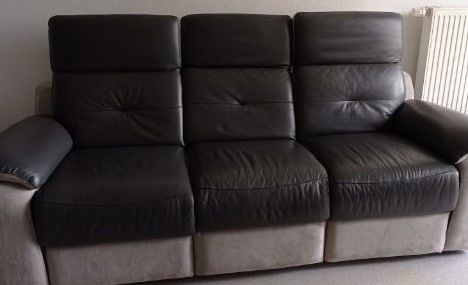 Canap� cuir velours �lectrique 400 Wittelsheim (68)