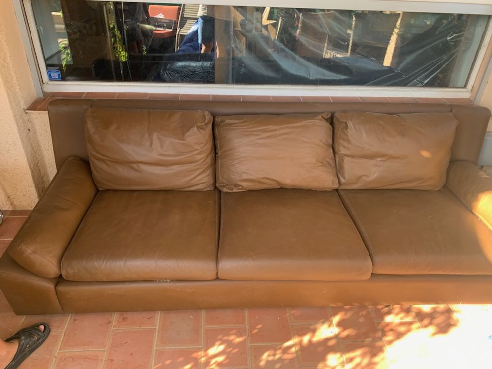 Canap� cuir v�ritable vintage 4500 Aix-en-Provence (13)