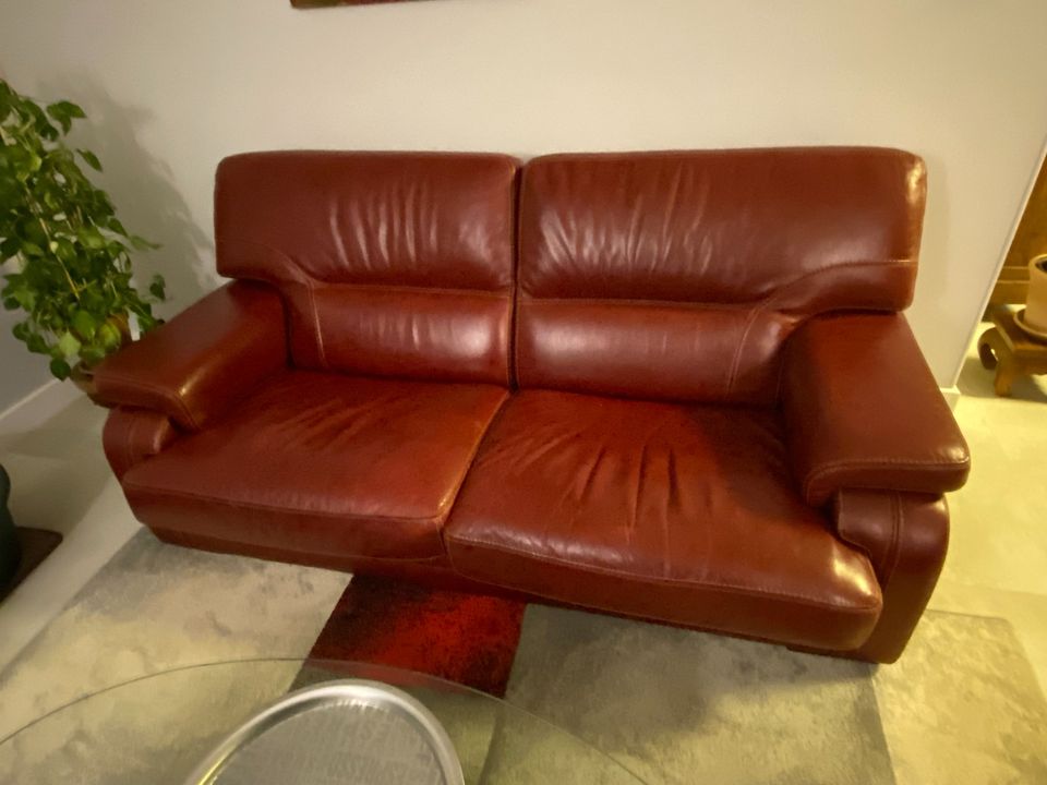 CANAPE CUIR VERITABLE 200 Reyni�s (82)