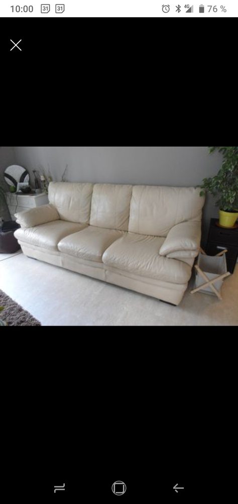 Canap� cuir 200 Valognes (50)