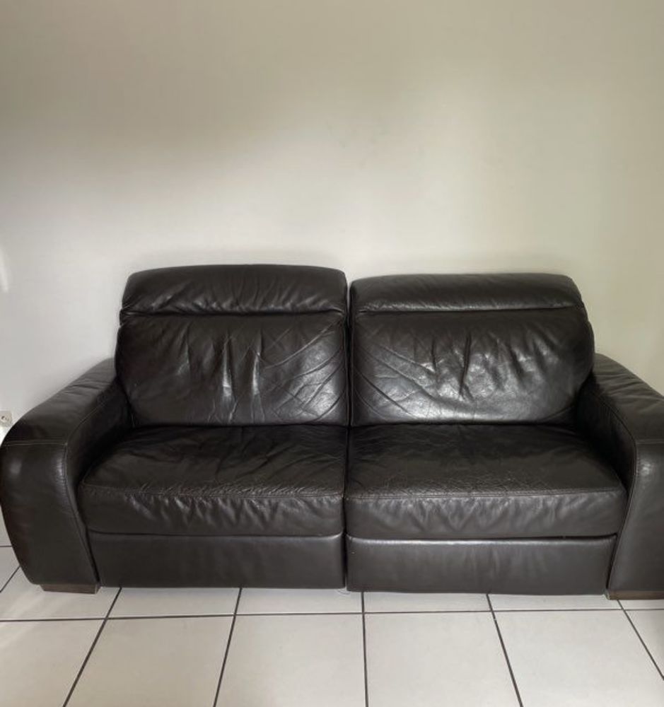 Canap� cuir 80 Le Houlme (76)