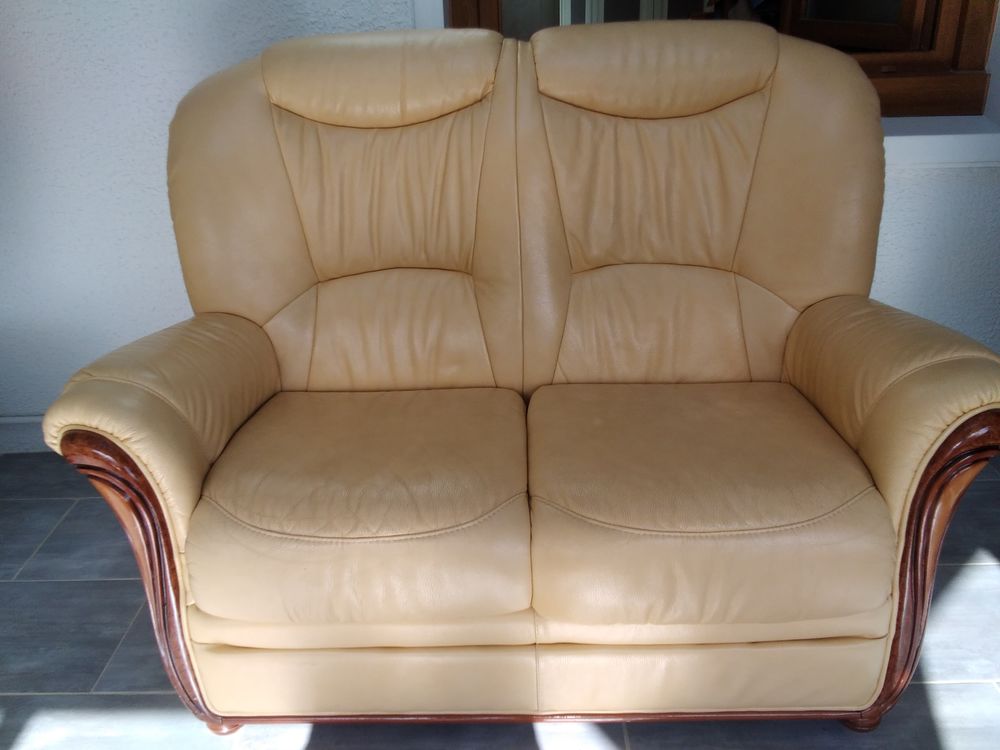 Canap� cuir 100 Feuguerolles-Bully (14)