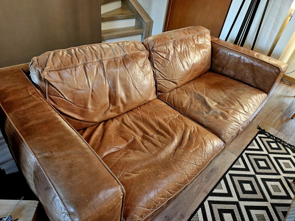 Canap� en cuir 80 Seingbouse (57)