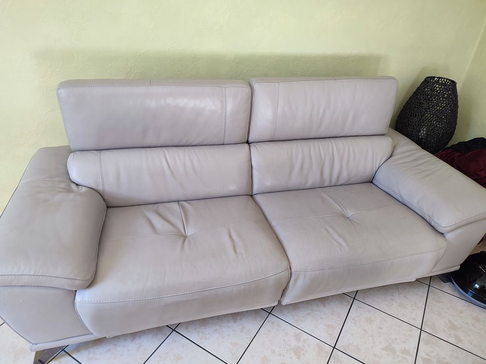 Canap� en cuir 400 Lepuix (90)