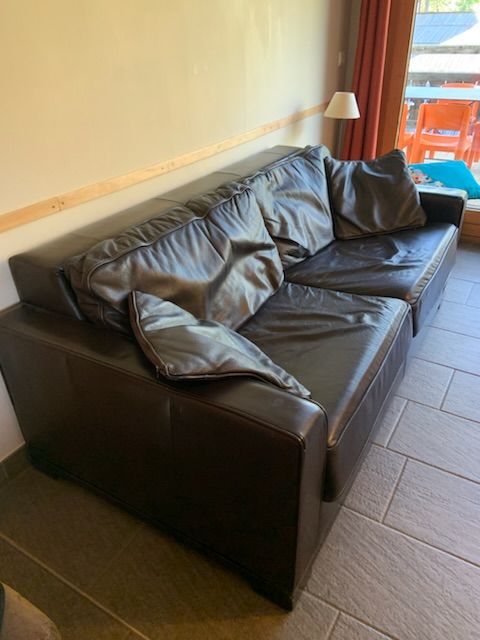 Canap� lit cuir 190 Le Mon�tier-les-Bains (05)