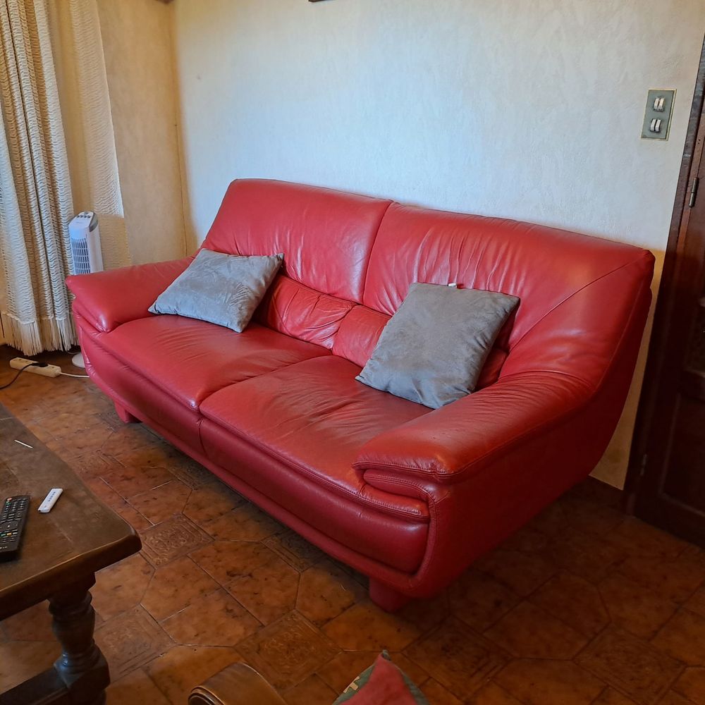 Canap� en cuir 3pl 430 Marseille 15 (13)