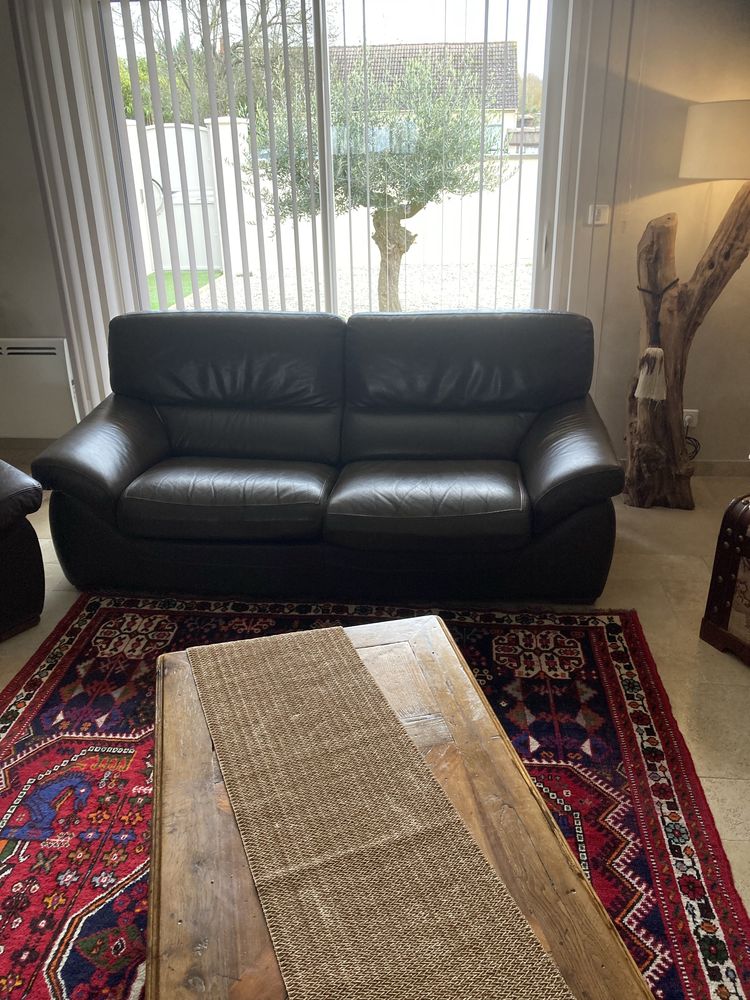 canap� en cuir 500 Dordives (45)