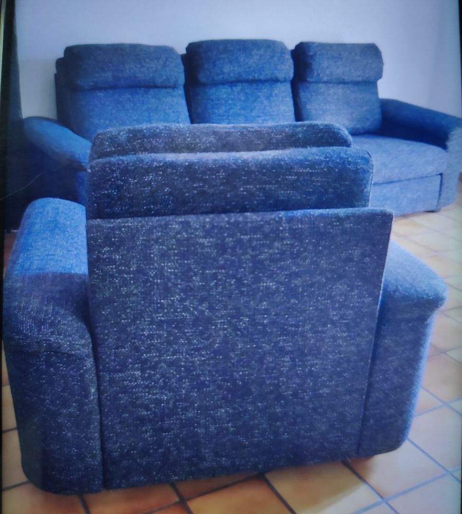 Canap� et deux fauteuils tissus tout d�houssables 0 Floirac (33)