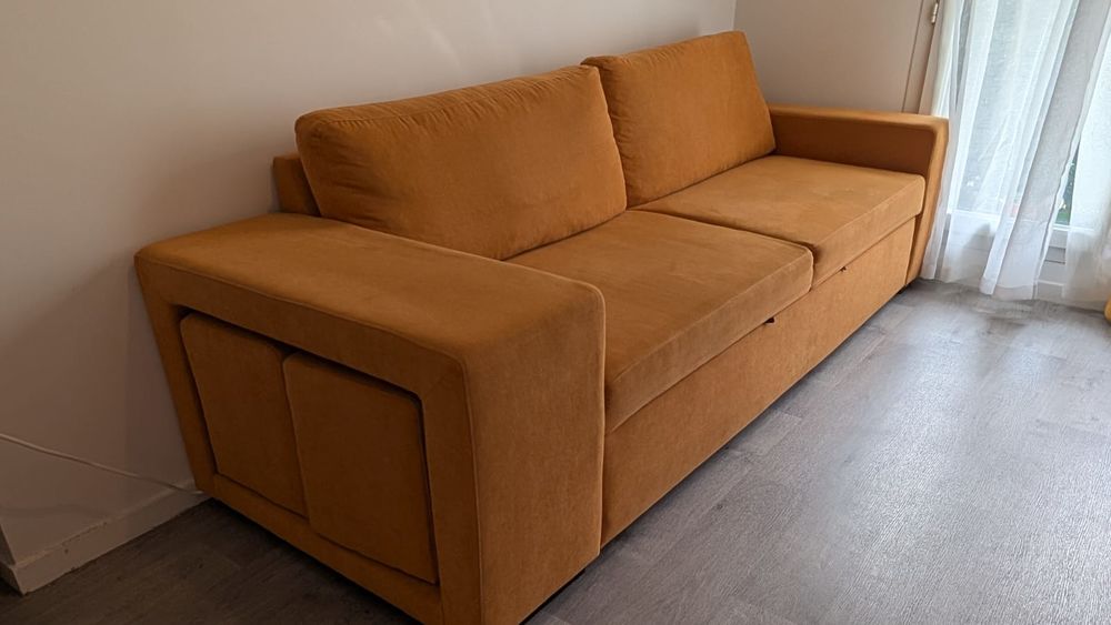 Canap� droit convertible 3 places ZACK ? 400� 400 Esbly (77)