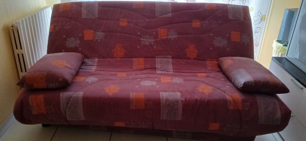 Canap� lit excellent �tat 190X80 100 Carbon-Blanc (33)