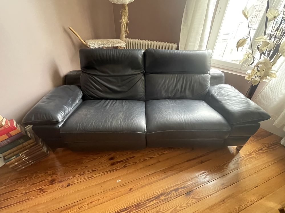 canap� et fauteuil bleu gris 250 Le Havre (76)