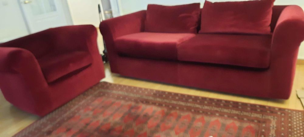 Canap� et fauteuil Chester bordeaux 1500 Gagny (93)