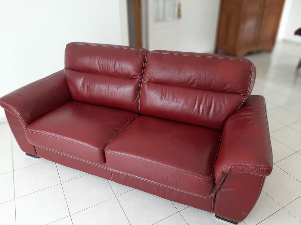 Canapé et fauteuil cuir 360 Landerneau (29)