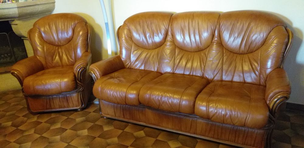 Canap� et fauteuil en cuir 500 Marseille 14 (13)